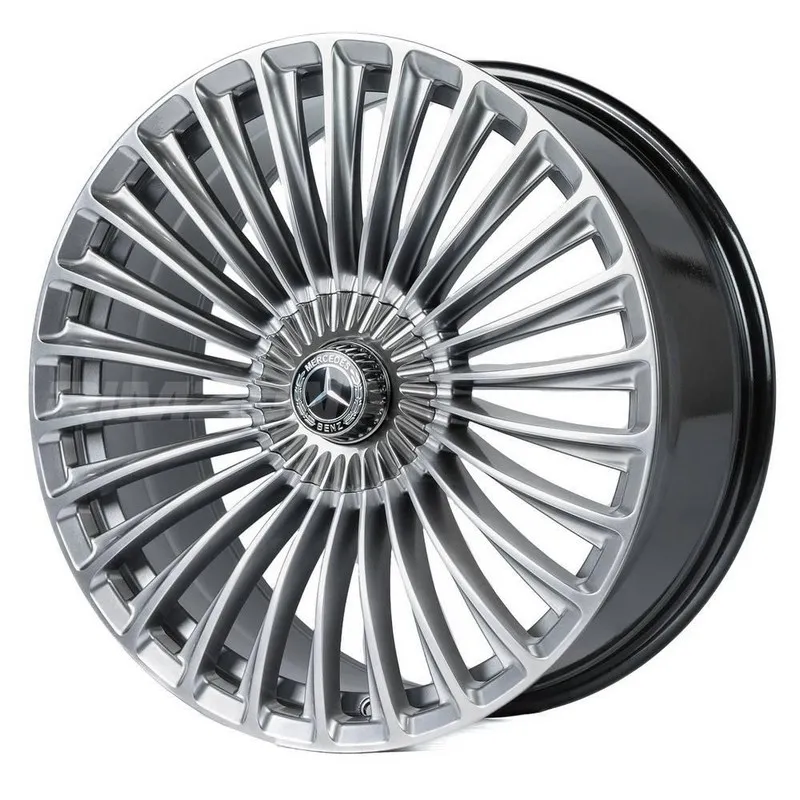 REW Mercedes Benz Maybach FBX227-20 9.5x20/5x112 D66.56 ET43.5 4 диска черный, серебристый